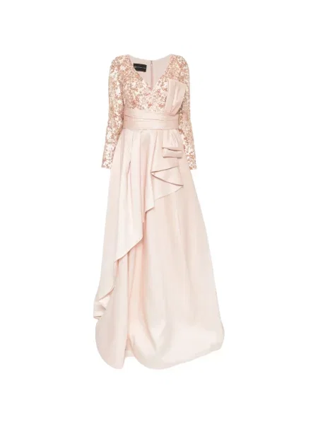 Maxi rochie maxi The Couture Club cu paiete de costum roz