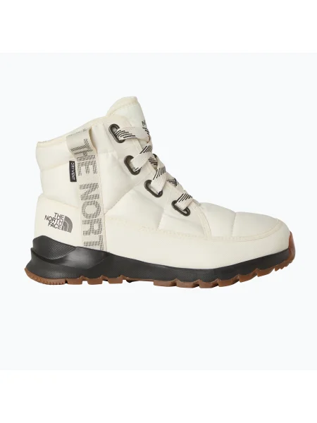 Ghete de iarnă pentru femei The North Face Thermoball Lace Up Luxe Wp gardenia white/black alb