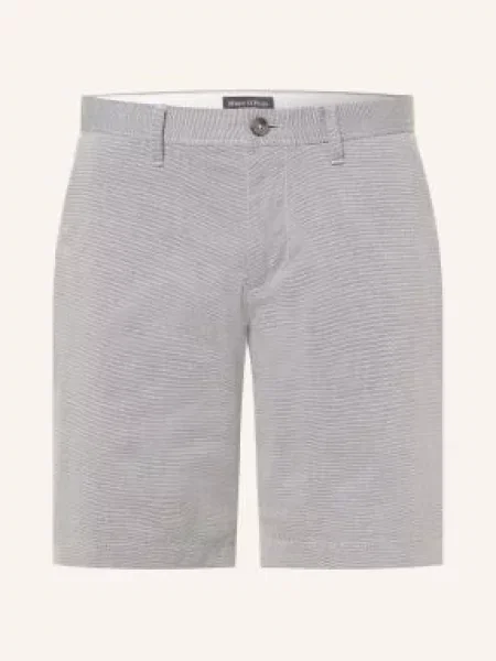 Marc O'polo Szorty Salo O Kroju Slim Fit blau białe