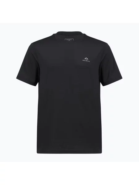Мъжка трекинг тениска KADVA TrailCore breathable black черно