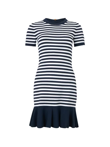 MICHAEL Michael Kors Rochie tricotat bleumarin alb