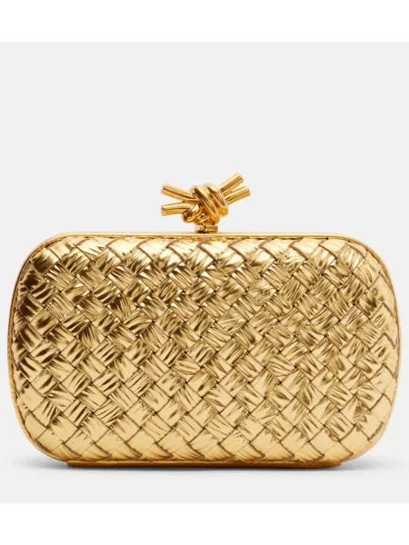 Usnjena pisemska torbica Bottega Veneta