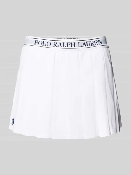 Polo Ralph Lauren spódnica mini rozkloszowana biały