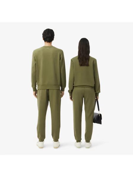 Lacoste Spodnie Dresowe Ze Zwężanymi Nogawkami zielony