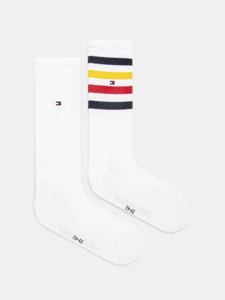 Чорапи Tommy Hilfiger 2 чифта бяло