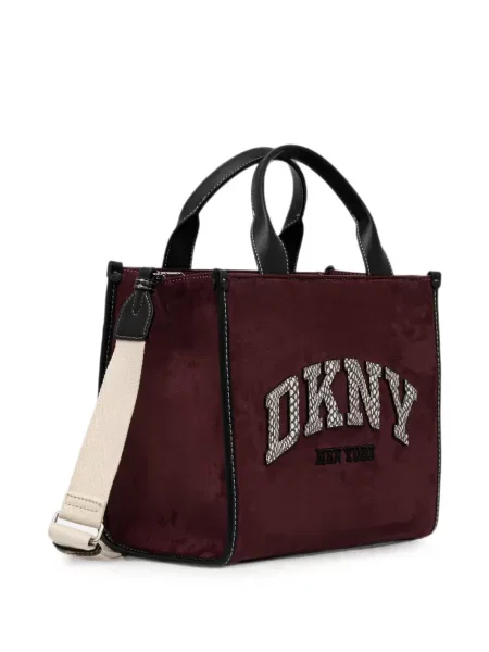 Geantă shopper Dkny cu autograf roșu