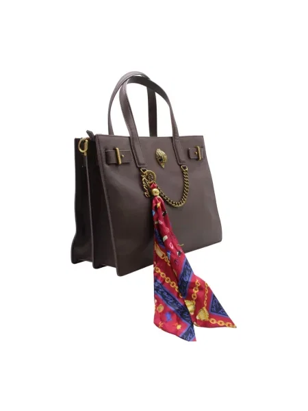 Kurt Geiger London torebka tote skórzana SLOANE brązowa