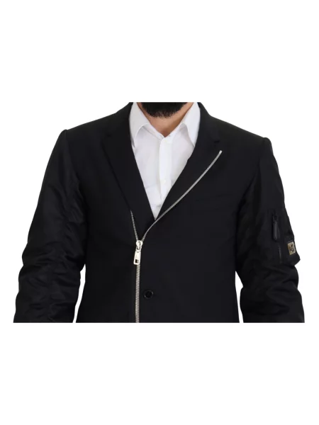 Kurtka Dolce And Gabbana wełniana czarna