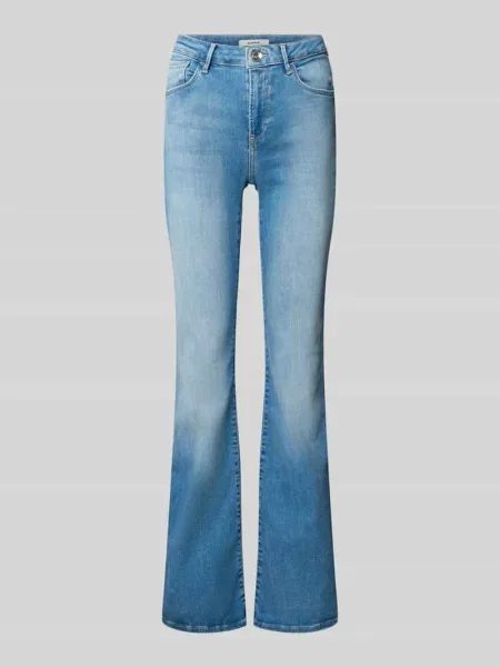 Jeansy o rozkloszowanym kroju bootcut z mieszanki bawełny model Celia' Garcia niebieskie
