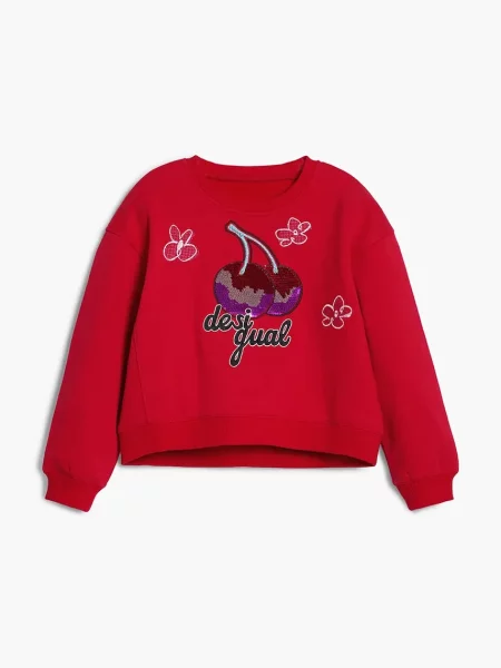Desigual Dětská mikina červená