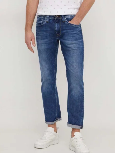 Дънки Pepe Jeans Cash синьо