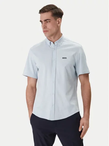 BOSS Cămașă ST Motion albastru