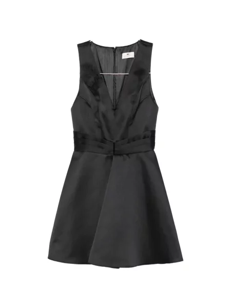 Rochie mini Elisabetta Franchi cu decolteu în V negru