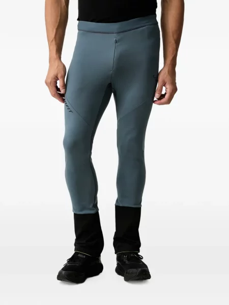 Pantaloni Dynafit cu imagine alergare albastru