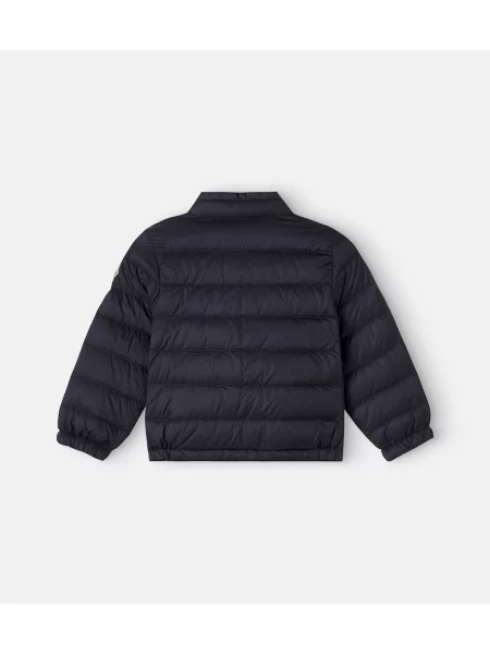 Pūkinė striukė Moncler Enfant mėlyna