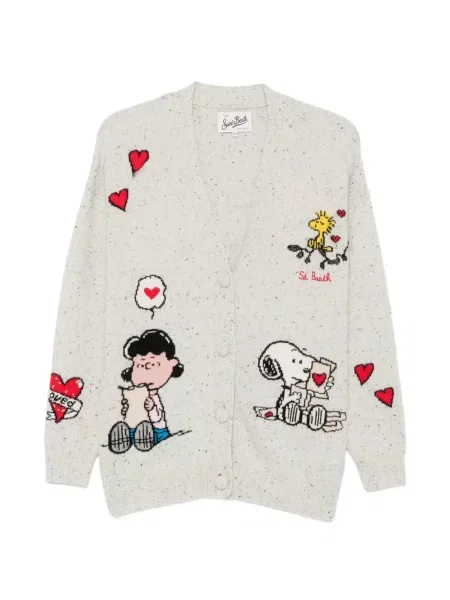 Cardigan Mc2 Saint Barth tricotate gri