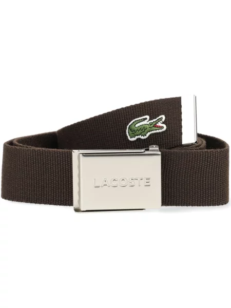 Opásaný pásek Lacoste na ramínka černý