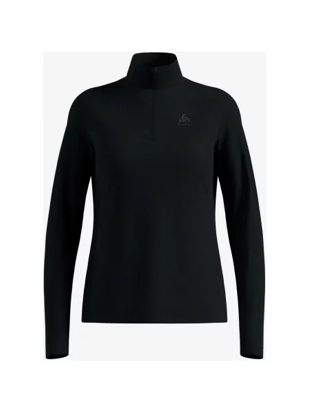 Koszulka Odlo Besso Half Zip z długim rękawem czysty XL czarny