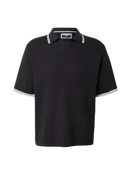 JACK & JONES Pulover JCOBREEZE negru alb