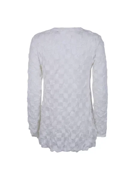Długi sweter Comme Des Garcons z długim rękawem biały