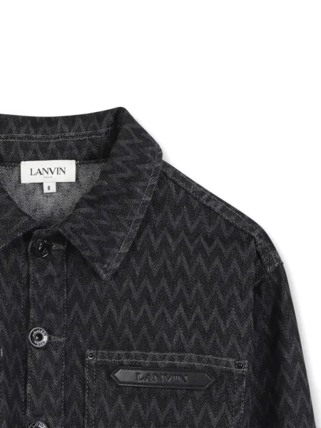 Koszula dziecięca Lanvin Enfant czarna