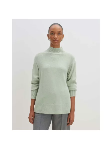 Sweter z golfem Someday zielony