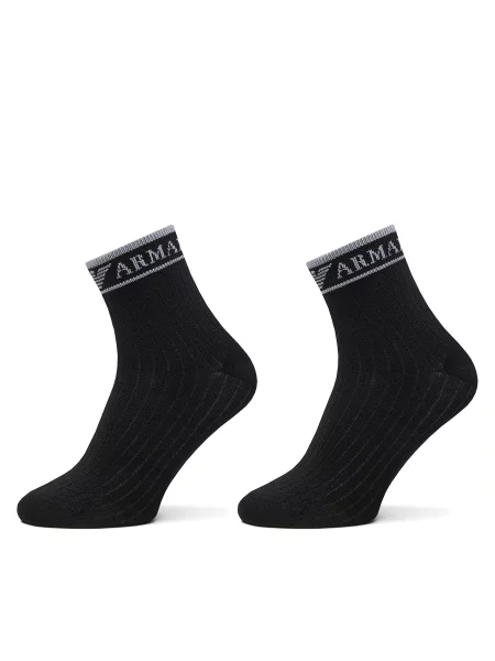 Krátké ponožky Emporio Armani černé