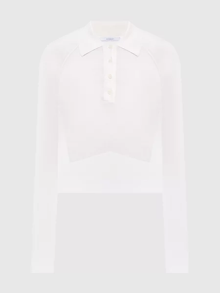 Поло кольору айворі з шовком Givenchy бежеве