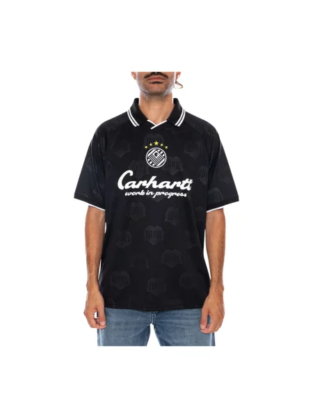 Koszulka polo Carhartt Wip czarna
