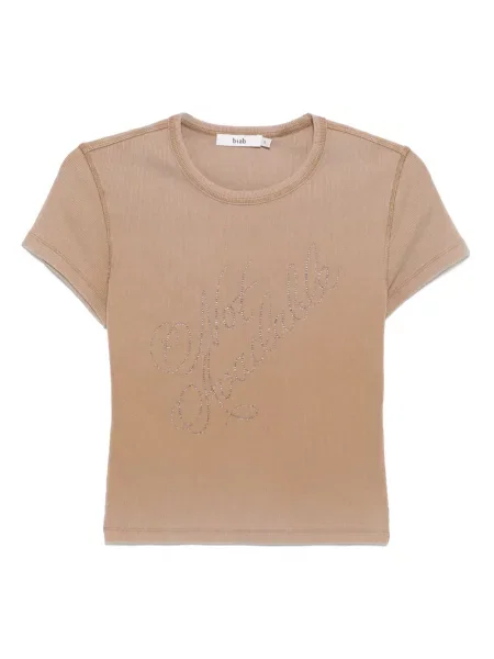Krótki top B+ab brązowy