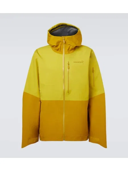 Smučarska jakna Norrøna rumena