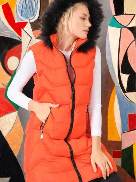 Vestă Dewberry portocaliu