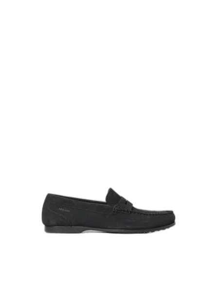 Półbuty Sebago zamszowe niebieskie