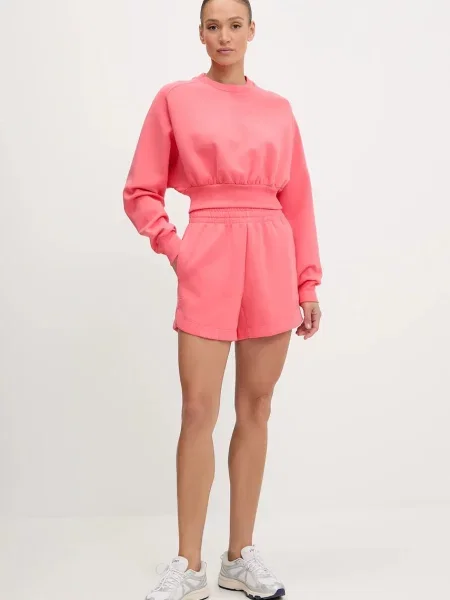 Шорти adidas All SZN однотонні висока посадка помаранчевий