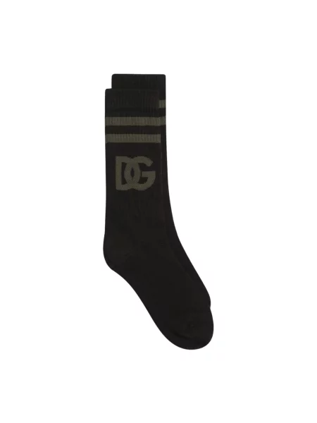 Skarpety Dolce And Gabbana z logo czarne