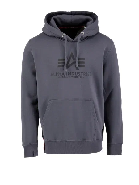 Geacă Alpha Industries cu glugă gri