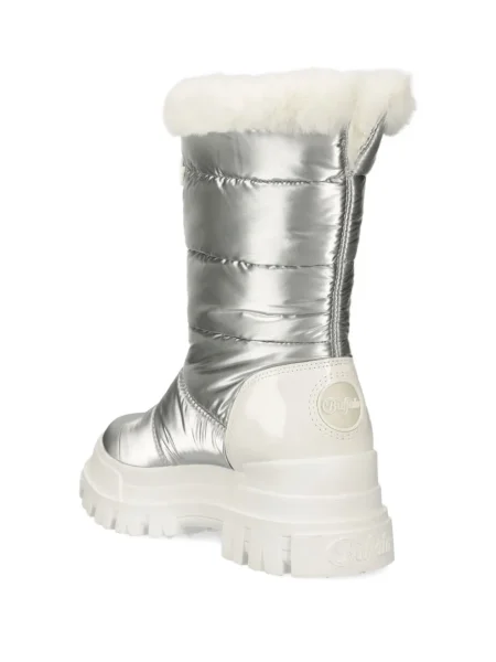 Botine Buffalo argintiu
