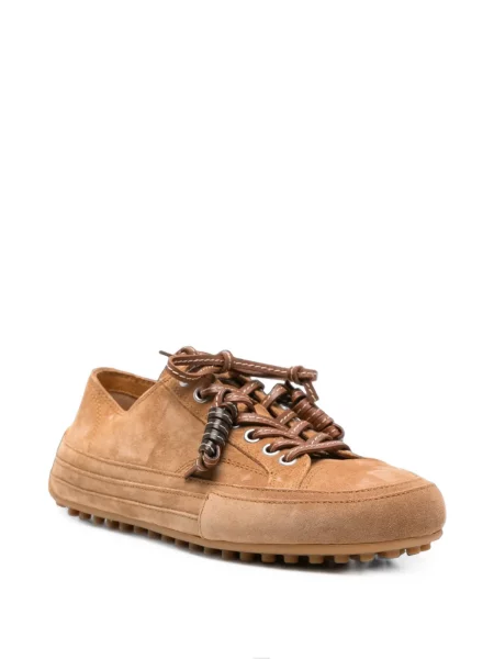 Sneakerși Tod's din piele de căprioară maro