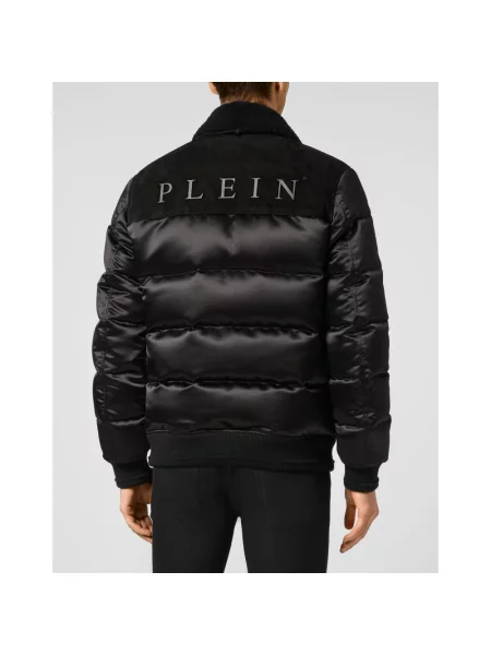 Kurtka skórzana Philipp Plein czarna
