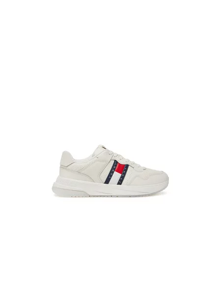 Tommy Jeans Tenisky RETRO CASUAL RUNNER krémová / námořnická modř červená