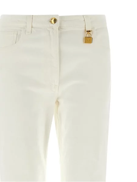 Pantaloni Elisabetta Franchi alb