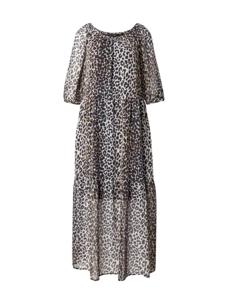 OUI rochie maxi drept negru