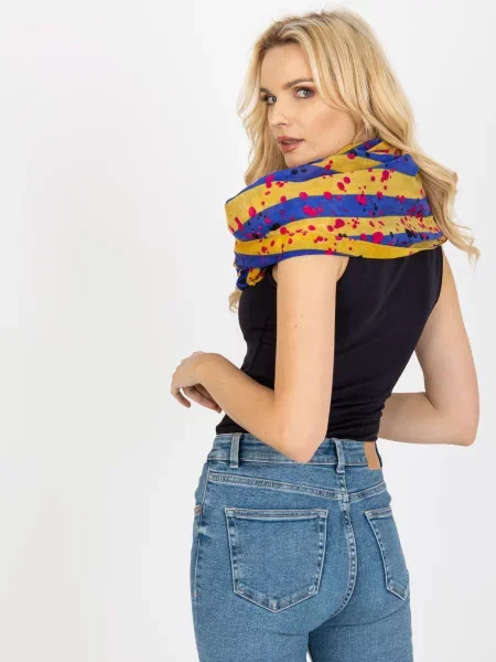 Šal Fashionhunters žuta