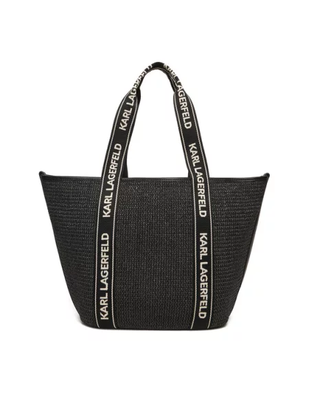 Karl Lagerfeld Torba za na plažo črna