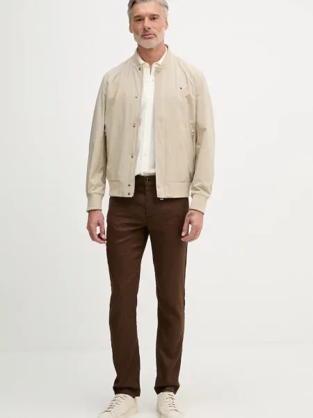 Tommy Hilfiger geacă bomber bărbătească bej