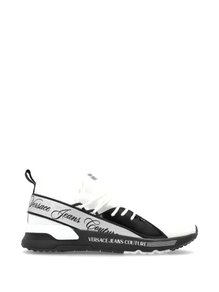 Sneakerși Versace Jeans Couture cu autograf alb