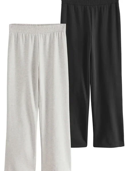 The Set Hlače siva crna