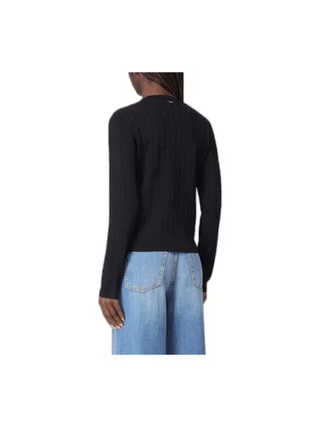 Dzianinowy sweter Armani Exchange czarny
