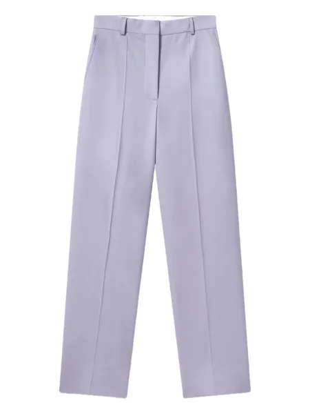 Cu centură pantaloni Stella Mccartney violet