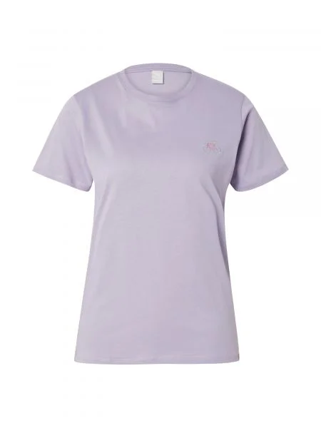 Iriedaily Tricou Peacy Ride auriu / verde mentă / mov liliachiu / roz galben